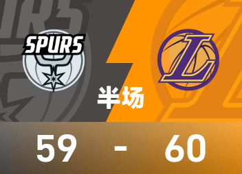 NBA 하프타임: 돈치치 22득점, 6리바운드, 7어시스트, 레이커스 60-59 스퍼스